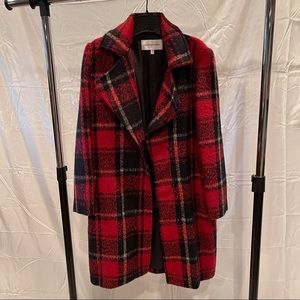 Cupcakes & Cashmere plaid coat